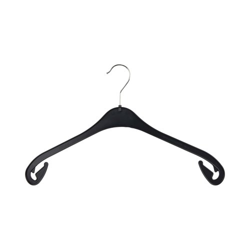 Metaplastics Kunststof kledinghangers NA43 - NA47 - Zwart