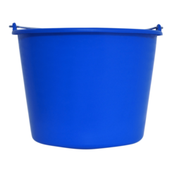 Emmer Blauw 12L - Rond