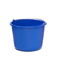 Emmer Blauw 12L - Rond