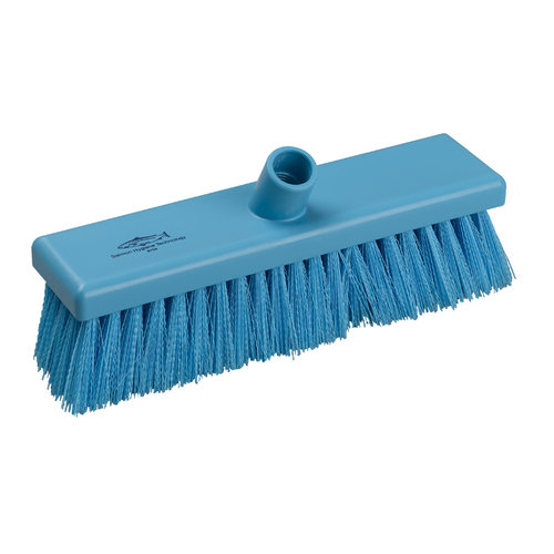 Platte bezem Hillbrush B758 - 30 cm - Blauw