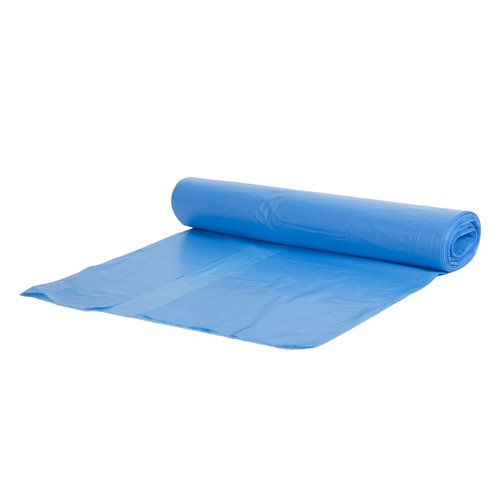 Containerzak LDPE Kliko blauw 240L - 65/25x140 cm - T70 - 10 zakken per rol