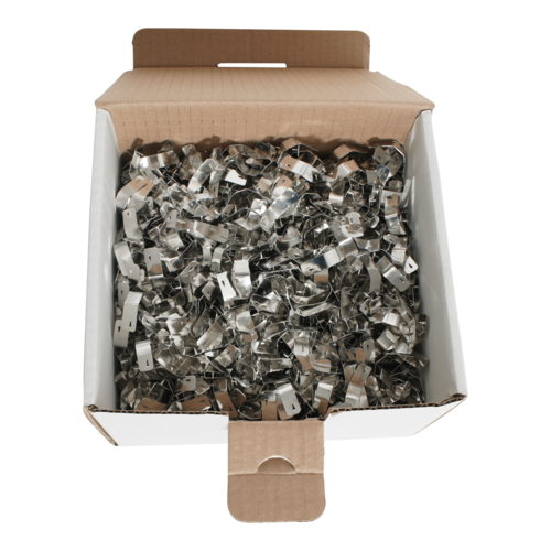 Rokklemmen gegalvaniseerd - Breed 8 mm - 2000 stuks