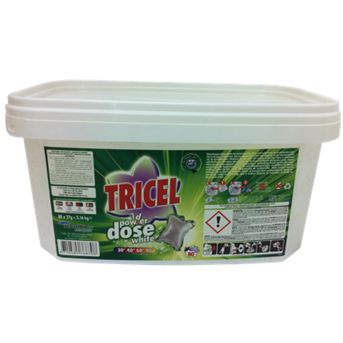Tricel Powder Dose White - 80 waspods á 27 gram