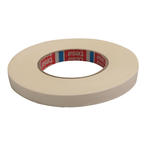 Tesa Tape zelfklevend linnen centreertape - 15 mm breed - 50 meter á rol