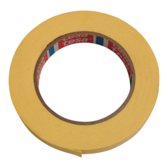 Tesa Tape zelfklevend centreertape - Geel - 15 mm breed - 10 meter á rol