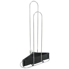 Verzamelrek kledinghangers - Verchroomd - Ã¸ 7 mm