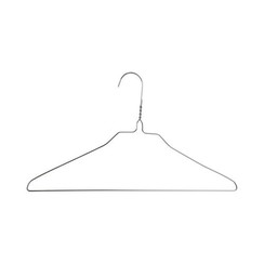 Kledinghangers K-vorm - small-37 cm - 2,15 mm - gegalvaniseerd 500 stuks