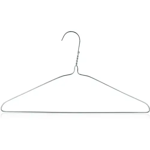 Laundryshop.nl Kledinghanger - draadhanger gegalvaniseerd - stomerij hanger 40 cm - ø 2.0 mm  - 500 stuks