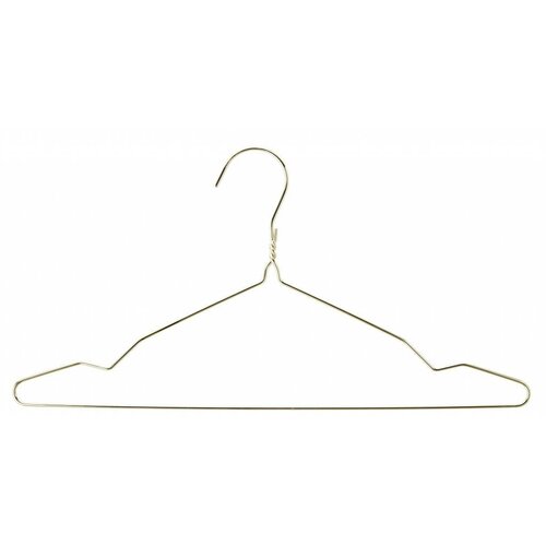 Laundryshop.nl Goudkleurige kledinghanger - 40 cm - per 100 stuks
