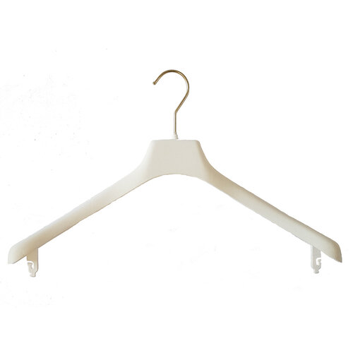 Mainetti Mainetti Bruidsjaponhanger - Wit Fluweel - per stuk