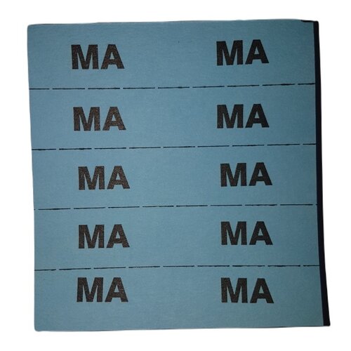 Merkbon Maandag t/m Zaterdag - per blok 500 stuks