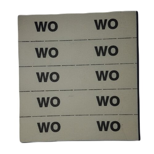 Merkbon Maandag t/m Zaterdag - per blok 500 stuks