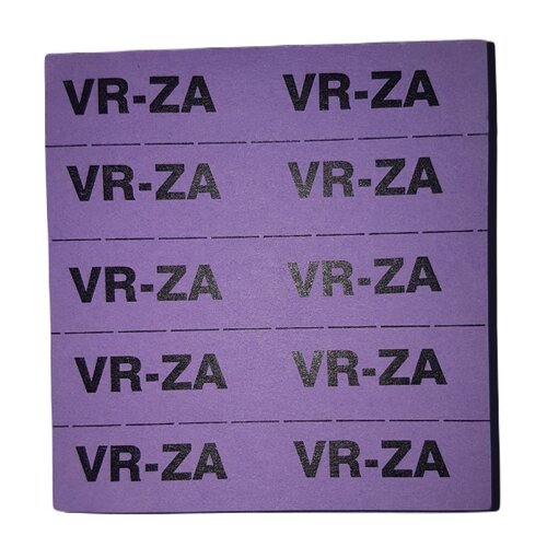 Merkbon Maandag t/m Zaterdag - per blok 500 stuks