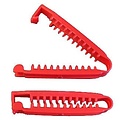 Wasnetclip kunststof - Rood - 96 mm - per stuk