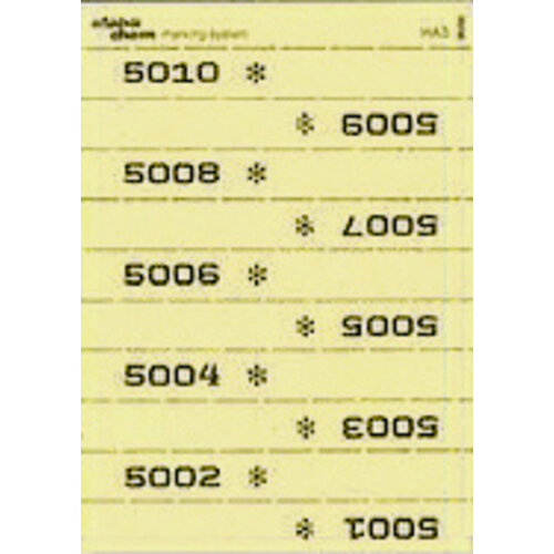 HAS Overhemdbonnen - 1000 nrs. - Geel