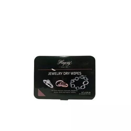 Hagerty Jewelry Dry Wipes (9.7x6.8cm) 25st.