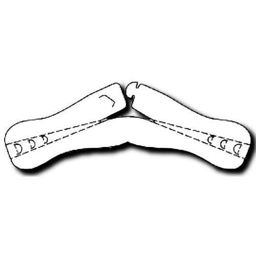 Schoudervormer - wit karton - 500 stuks