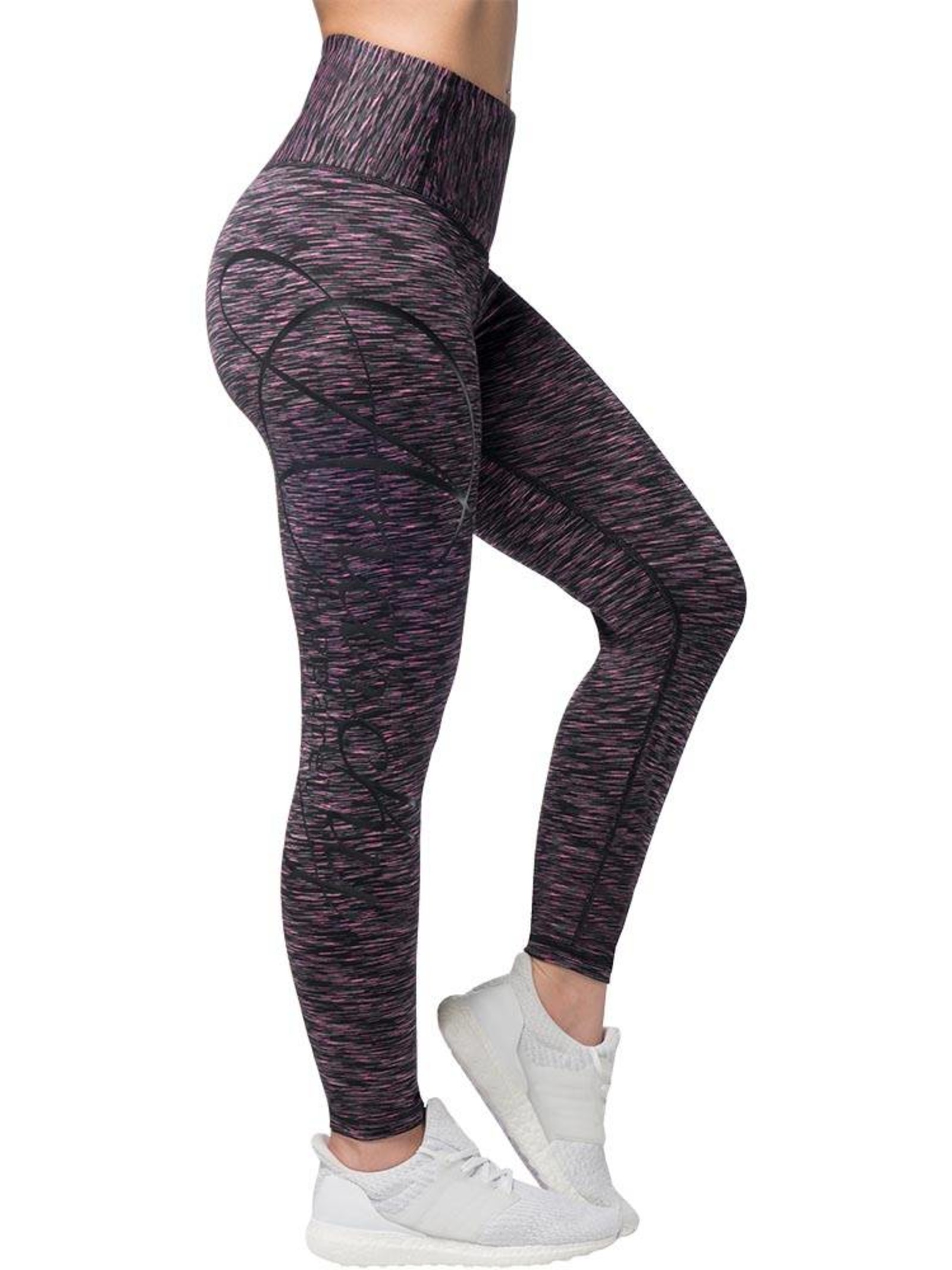 Anarchy Apparel Anarchy Apparel Legging Cushy Black Pink