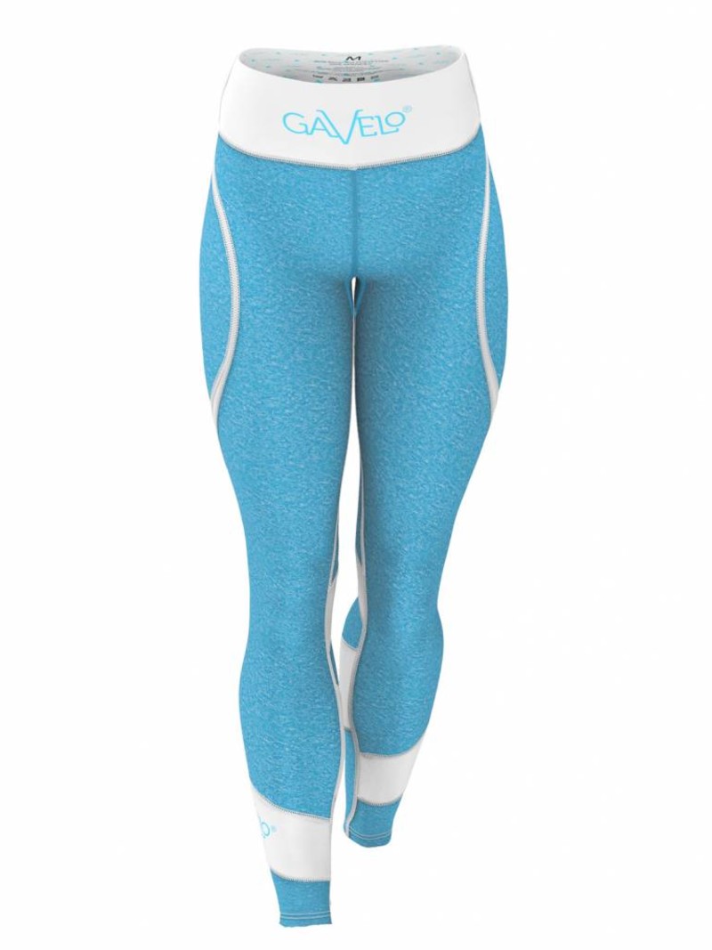 Fitness Legging - Blauw Wit - Gavelo - Pacific Breeze