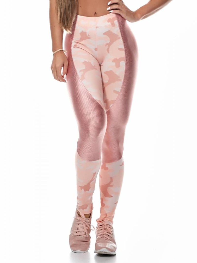 Fitness Legging - Roze Camouflage - Let's Gym