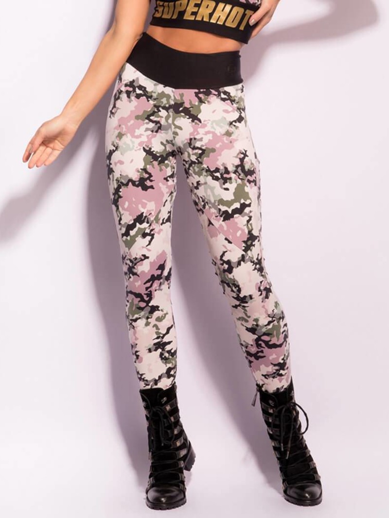 Fitness Legging Superhot Military Legerprint