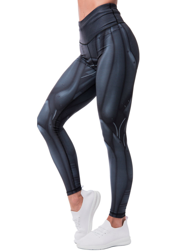 Fitness Legging met Compressie en koord - Zwart kevlar print - Anarchy Apparel - Bulletproof