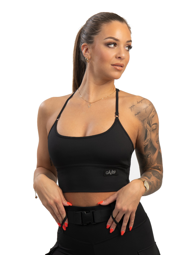 Sport top met vulling - Zwart - Gavelo - Cargo Black