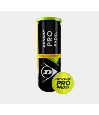 Dunlop Dunlop Pro Padel Ballen 3-pak