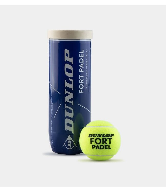 Dunlop Fort Padel Ballen 3-pak