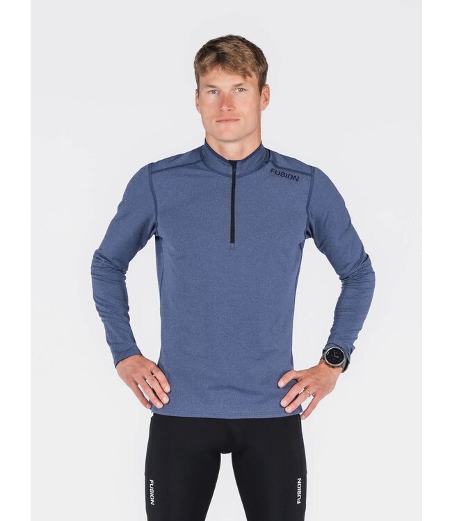 Fusion C3 trui met 1/2 rits