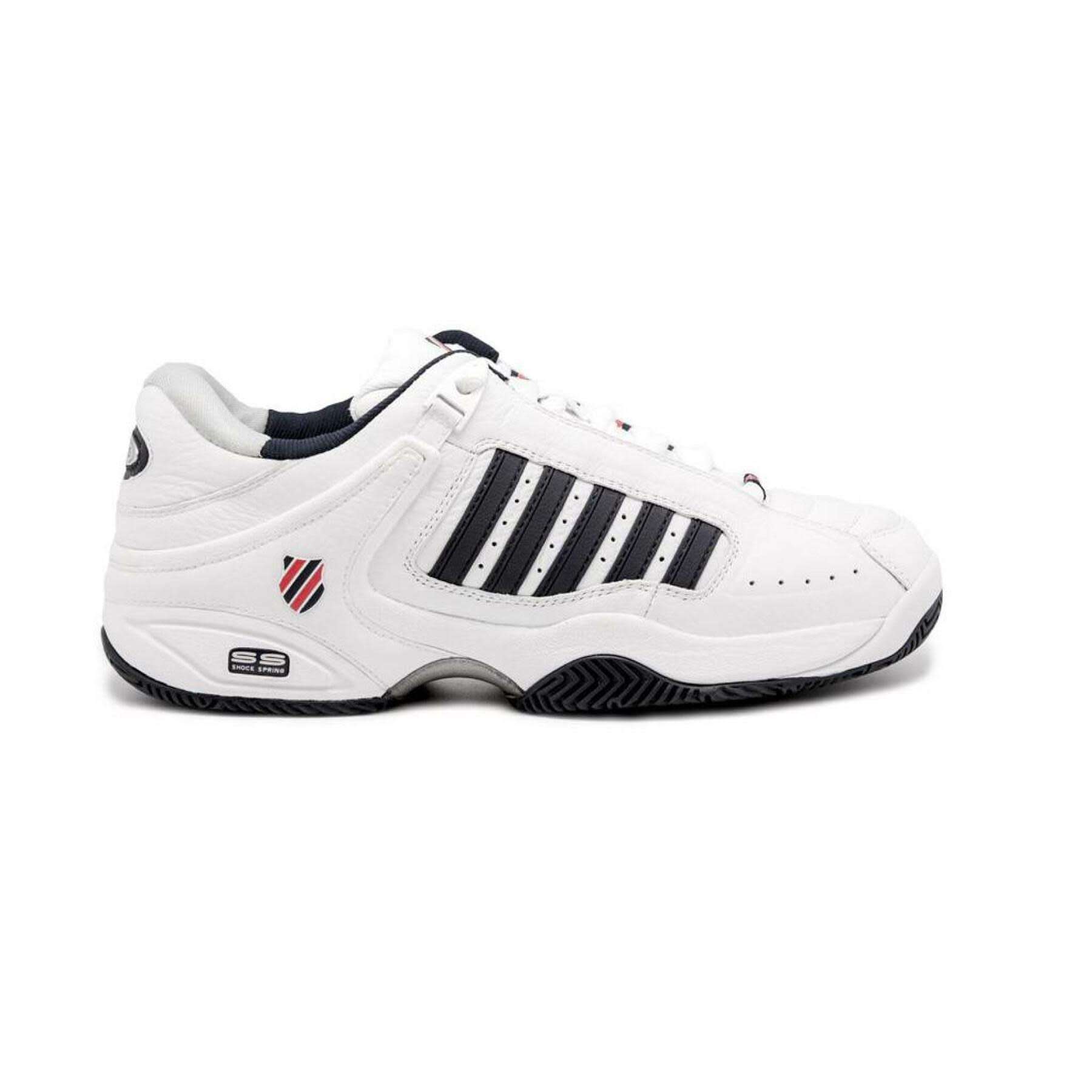 K-Swiss Defier RS voor heren in het wit donker blauw