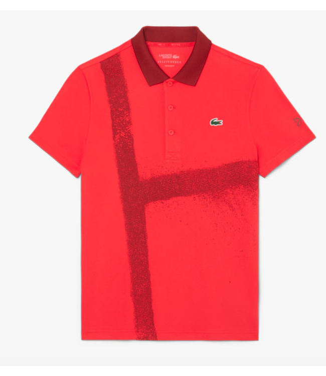 Lacoste polo Novak Djokovic rood