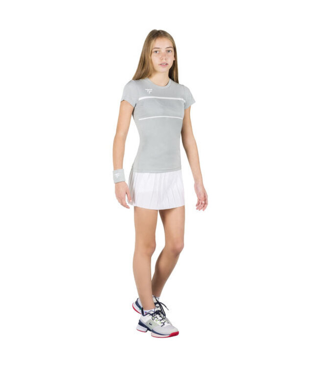 Tecnifibre tech tee meisjes  grijs