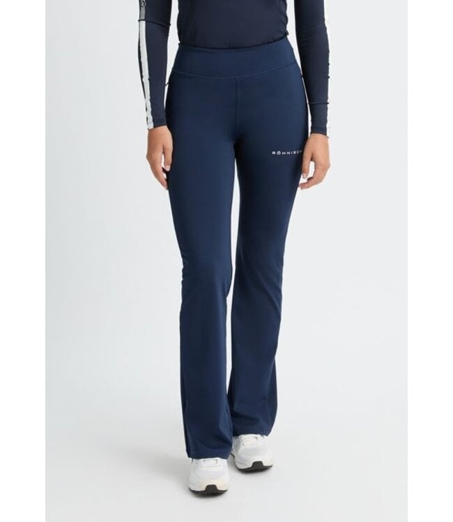 Rohnisch Pull on lange broek donkerblauw