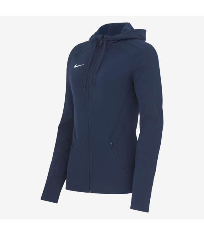 Nike Team dames full-zip hoodie donkerblauw
