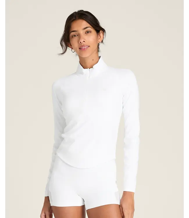 Wilson Baseline Half-Zip Bright White