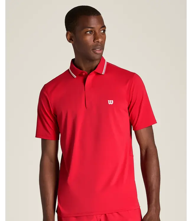 Wilson M Challengers Technical Polo Varsity Red