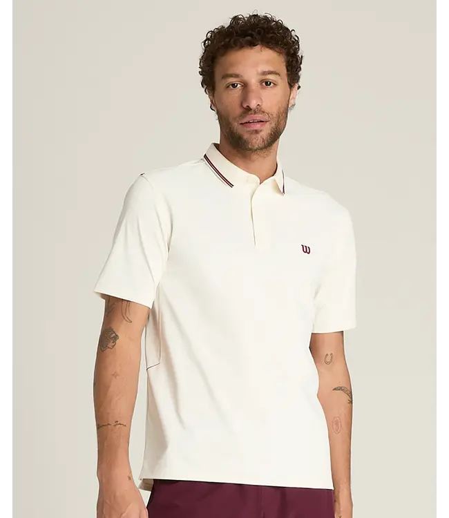 Wilson M Challengers Technical Polo Sandrift / Imperial Blue