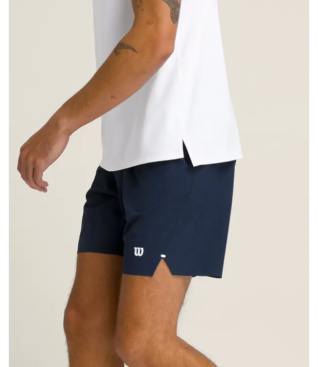 Wilson M Tournament Short V2 7in Ongevoerd Classic Navy
