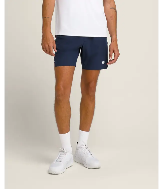 Wilson M Tournament Short V2 7in Ongevoerd Classic Navy