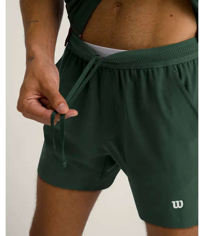 Wilson M Tournament Short V2 7in Ongevoerd Sycamore