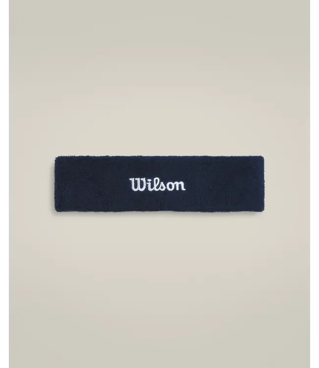 Wilson U Wilson hoofdband Classic Navy