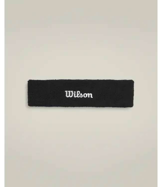 Wilson U Wilson hoofdband Black
