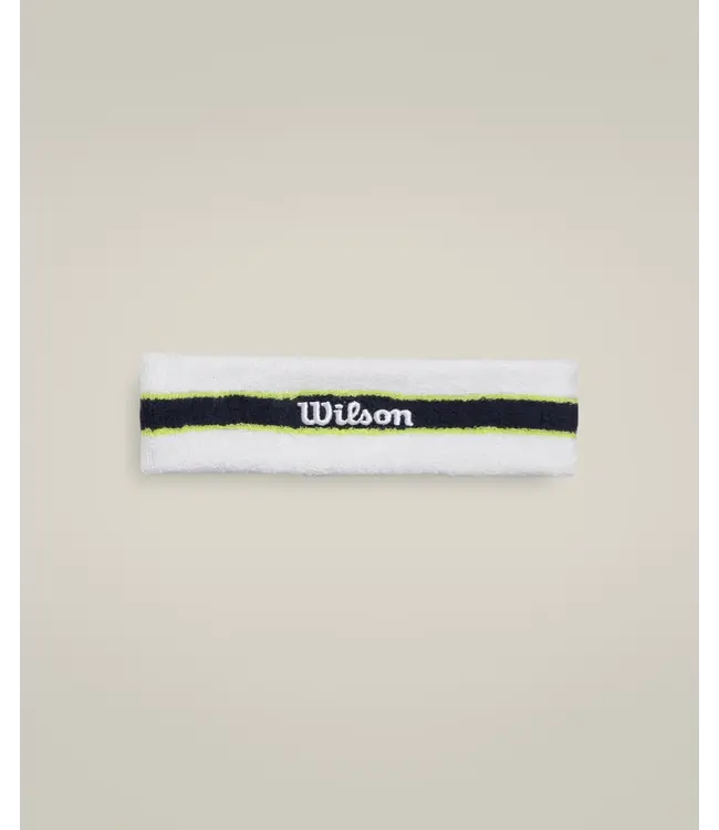 Wilson U Wilson zweetbandje Bright White