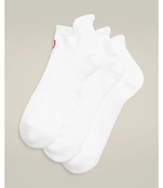 Wilson U Cushioned Ankle Tab Sokken 3 Pack Bright White