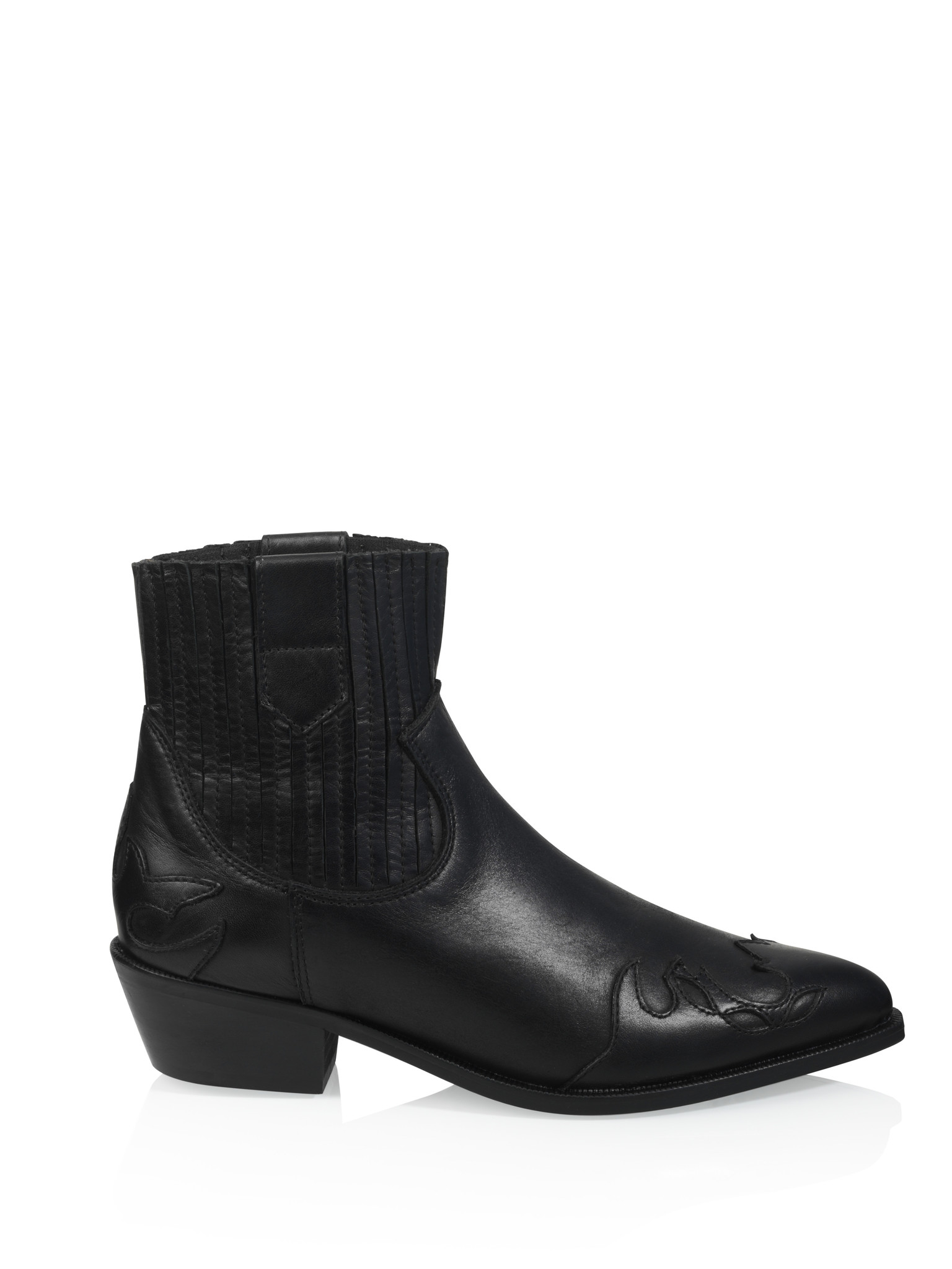 Boots Austin Flame zwart - Forty Eight Amsterdam