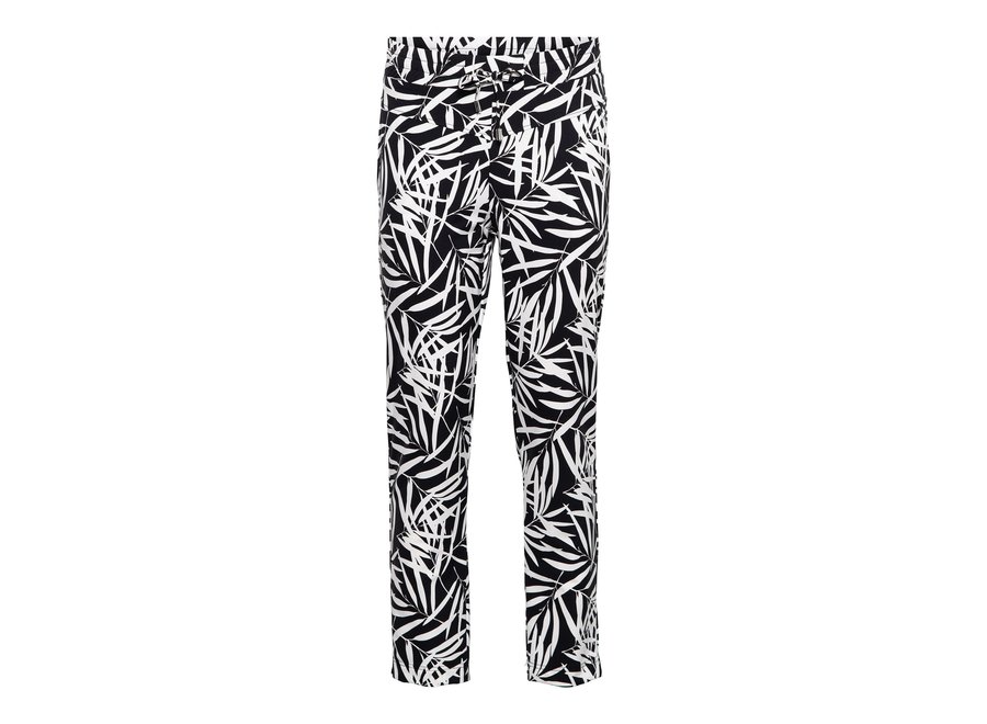 Broek Penny 7/8 leaf zwart