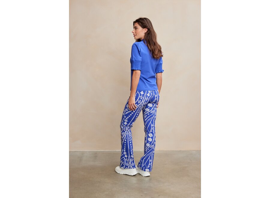 Broek Joelle floral chain print