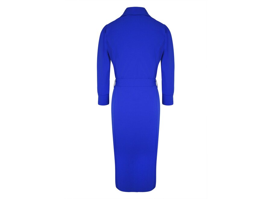 Jurk Finou cobalt