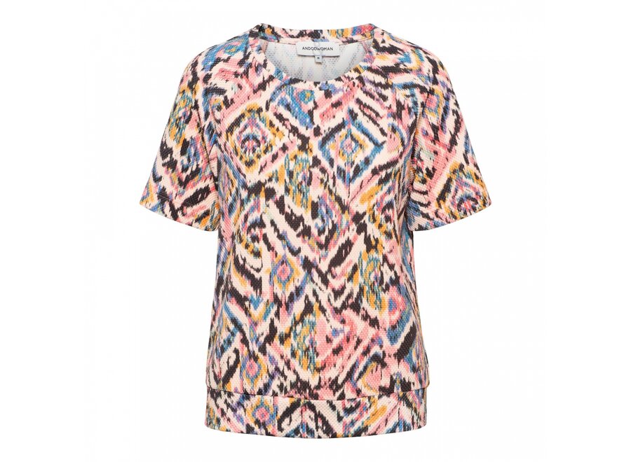 Top Danielle flamingo multi